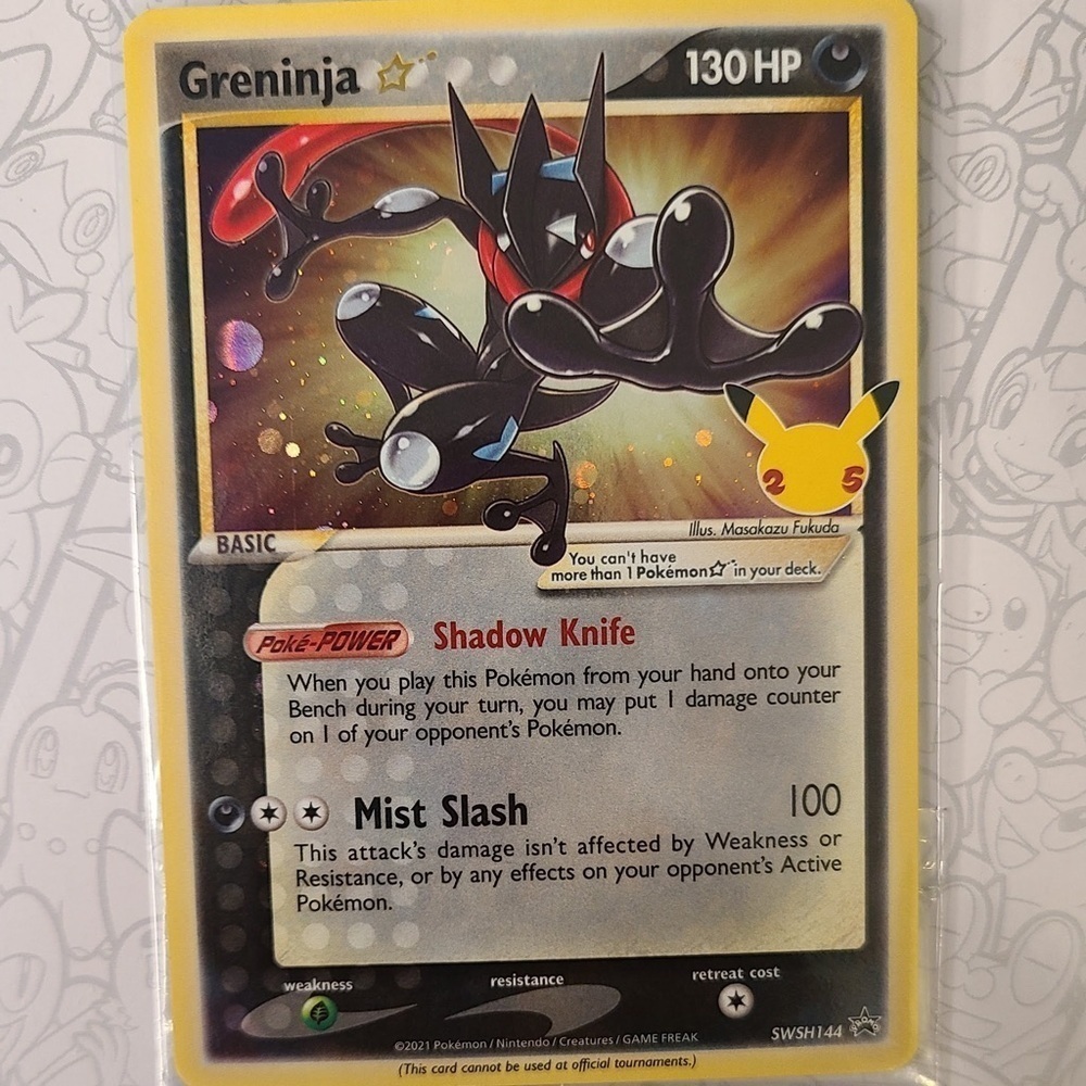 Greninja swsh144 25th Anniversary Celebration Pokémon TCG